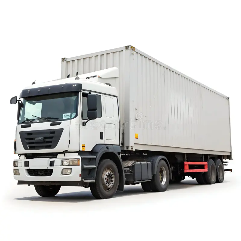 BESS container being transported on a truck