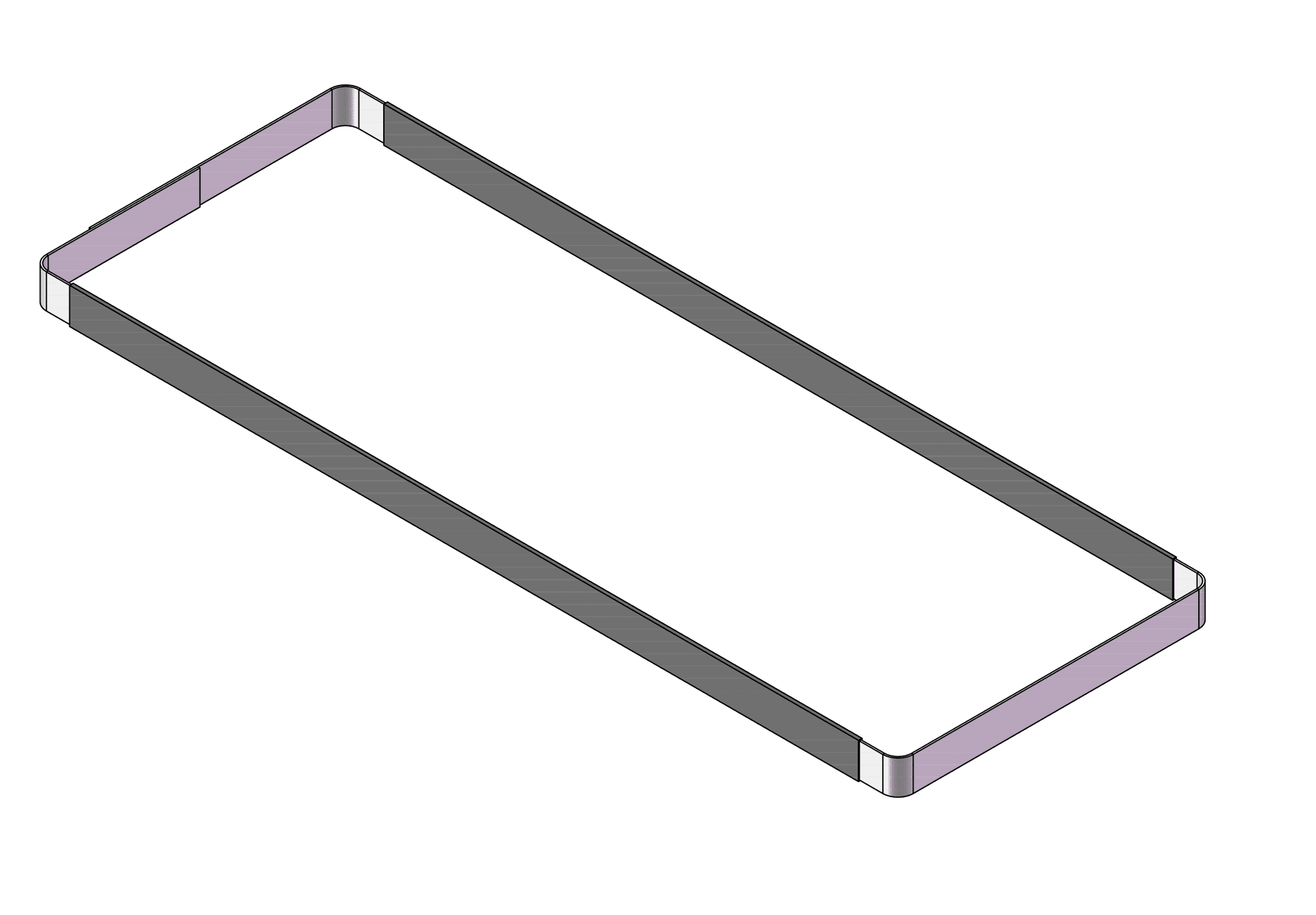 Precision-formed steel strip for module reinforcement